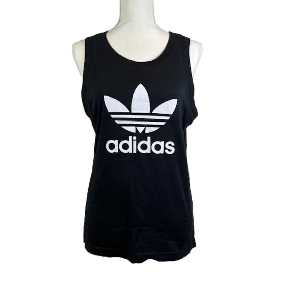 Adidas Originals Adicolor Classics Trefoil Men's‎ Tank Top Black Size XS